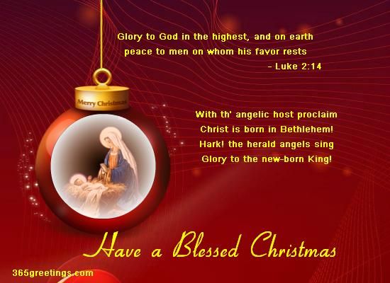 christian christmas greeting card messages