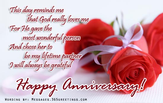 What to say on your anniversary to your wife