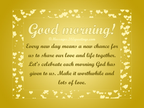 Text morning greetings 24 Simple