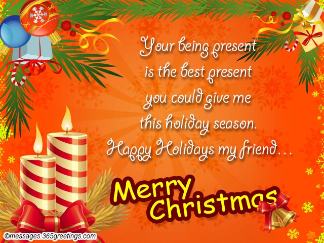 merry christmas friend quotes