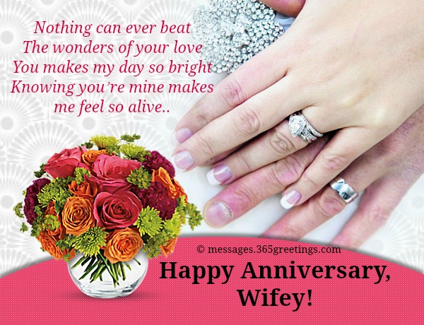 Anniversary Messages For Wife 365greetings Com