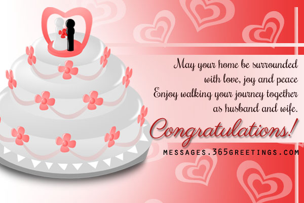 Write a message of congratulation and a message of sympathy