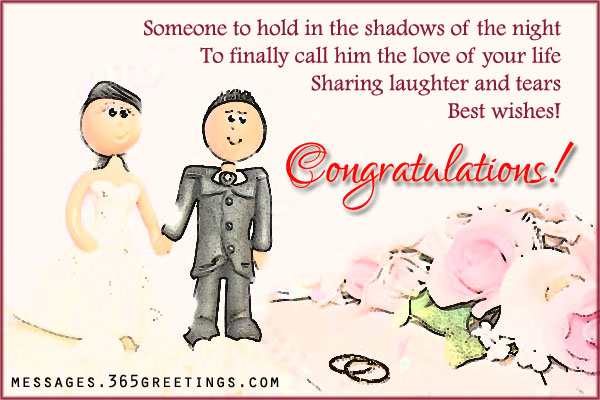 Congratulation wedding wishes message