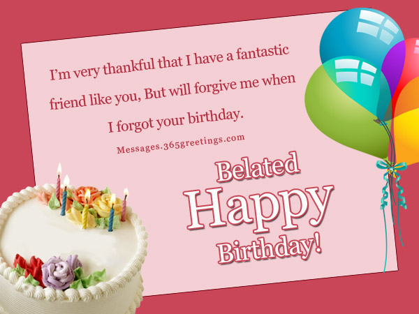 Belated Birthday Wishes Greetings And Belated Birthday Messages 