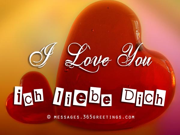 How to Say I Love You in German, Ich liebe Dich ...