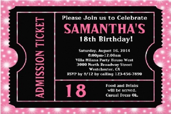 18th birthday quotes for invitations