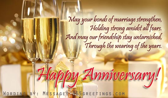 Anniversary Messages For Friends 365greetings Com