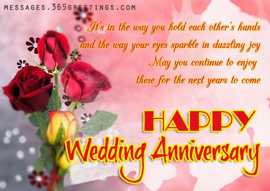 Wedding Anniversary Wishes And Messages 365greetings Com