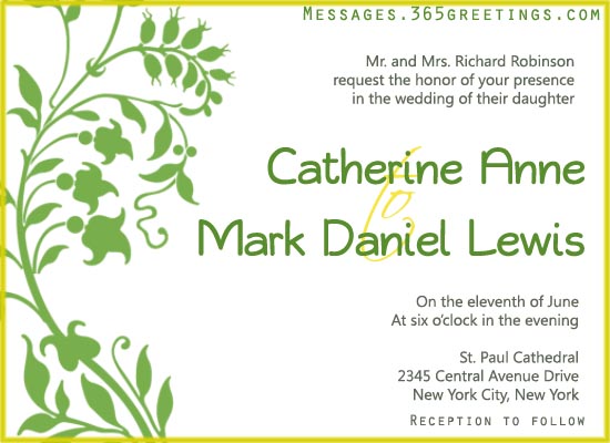 Wedding invitations tagalog wordings