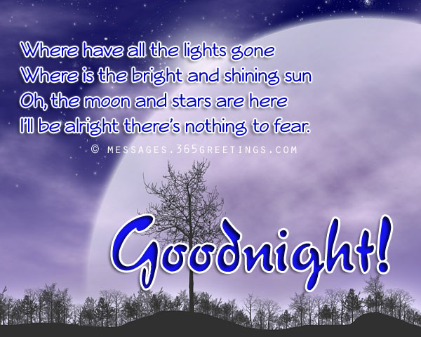 Night him wishes good sweet for 45 Cute