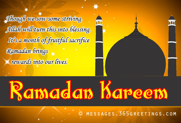 Ramadan Kareem ! If you're celebrating Ramadan, chances are it's a    best wishes for you ne demek