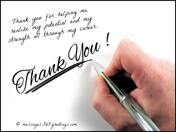 Thank You Messages Boss 365greetings.com