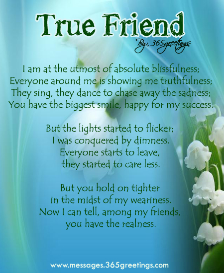 true friendship poems that make you cry