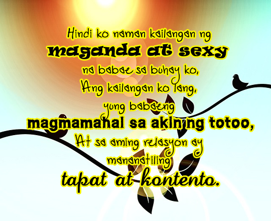 sweet love quotes for him tagalog