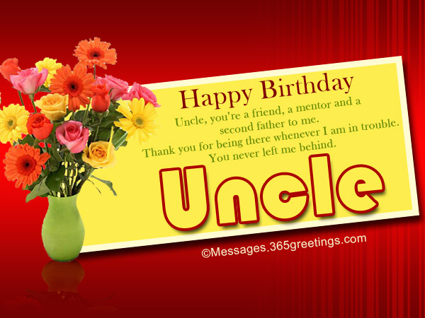 Birthday Wishes for Uncle Messages, Greetings and Wishes - Messages ...