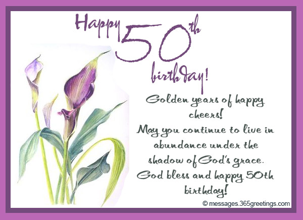 50th Birthday Wishes and Messages  365greetings.com