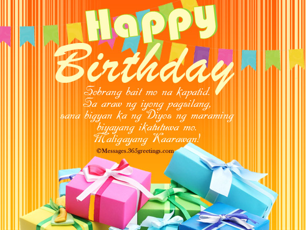 Happy Birthday In Tagalog 365greetings Com