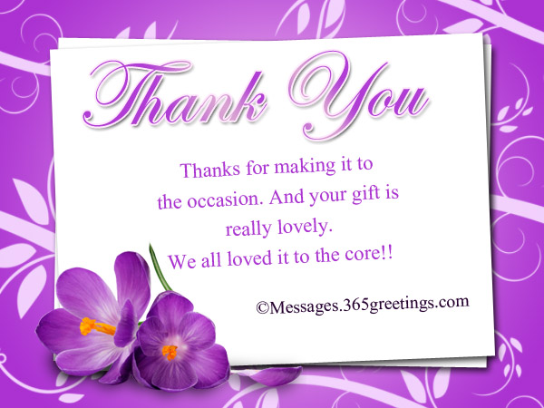 Thank You Messages For Ts