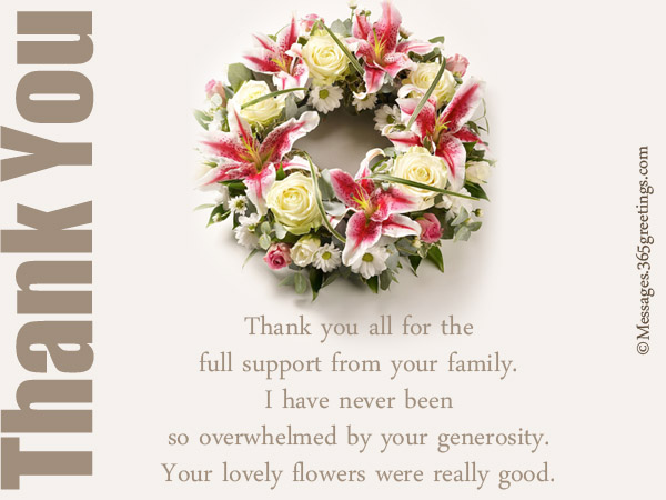 Funeral Thank You Notes 365greetings Com