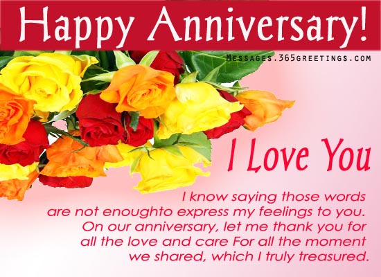 Anniversary Messages for Boyfriend - 365greetings.com