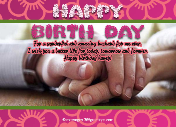 Birthdat Wishes For Husband 11 365greetings Com