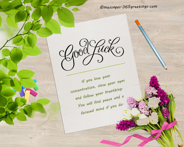 Good Luck Messages Wishes And Good Luck Quotes 365greetings Com