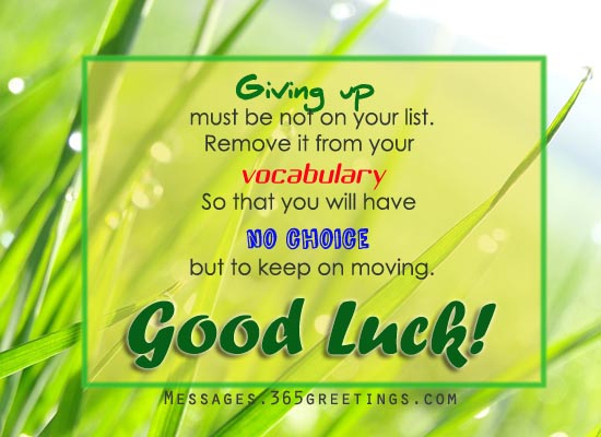 Good Luck Wishes for Sports