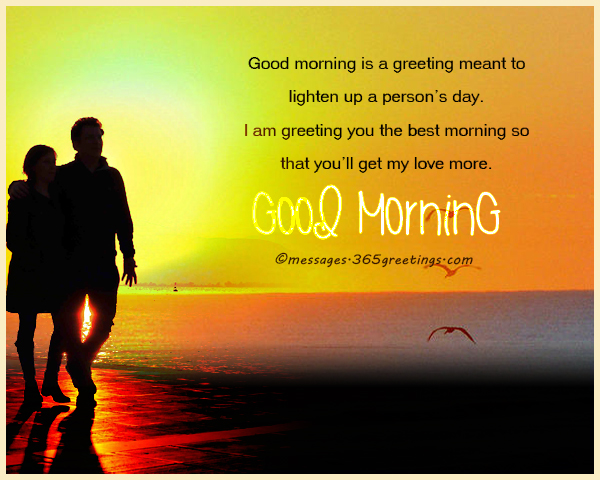 Good Morning Love Messages - 365greetings.com