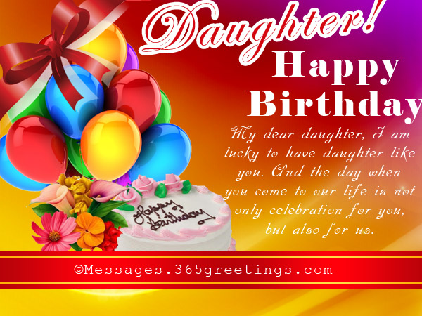 Birthday Wishes For Daughter 365greetings Com