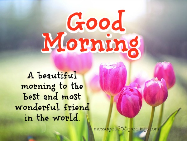 Good Morning Messages for Friends - 365greetings.com