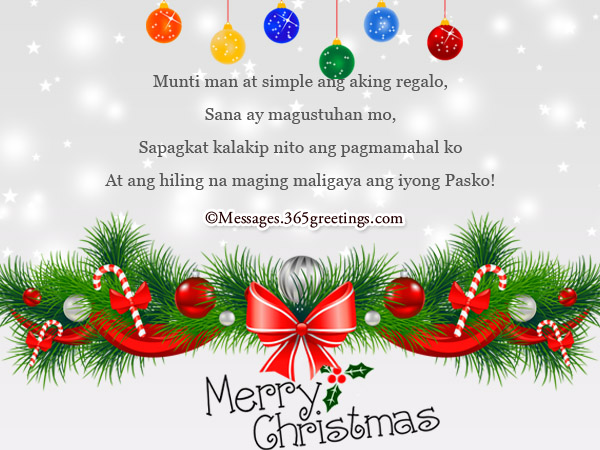 christmas quotes tagalog