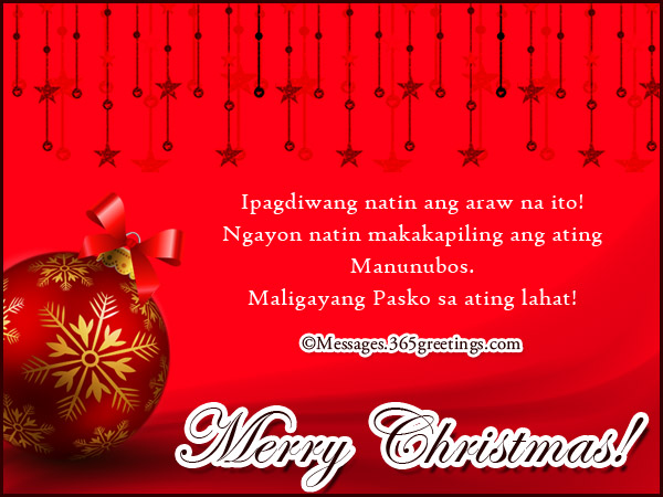 christmas quotes tagalog