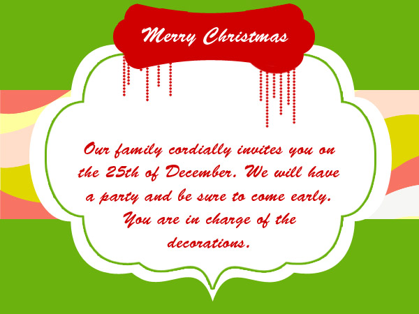 Clever Christmas Party Invitation Wording 3