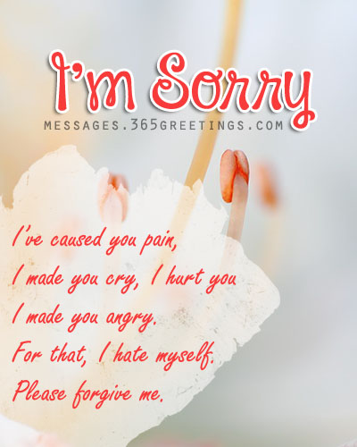 Sorry Messages For Friends 365greetings Com