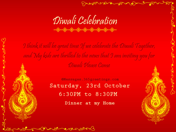 Funny Diwali Party Invitation 2