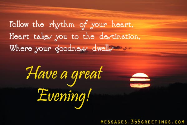 Good Evening Messages, Wishes and SMS - 365greetings.com