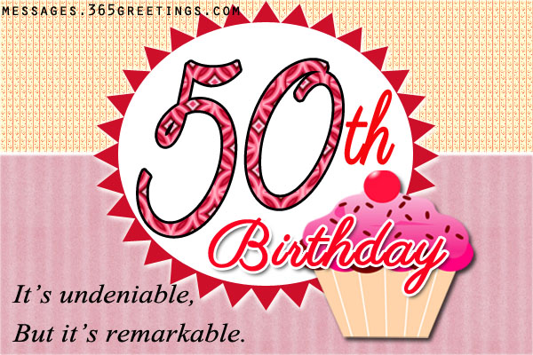 50th Birthday Wishes