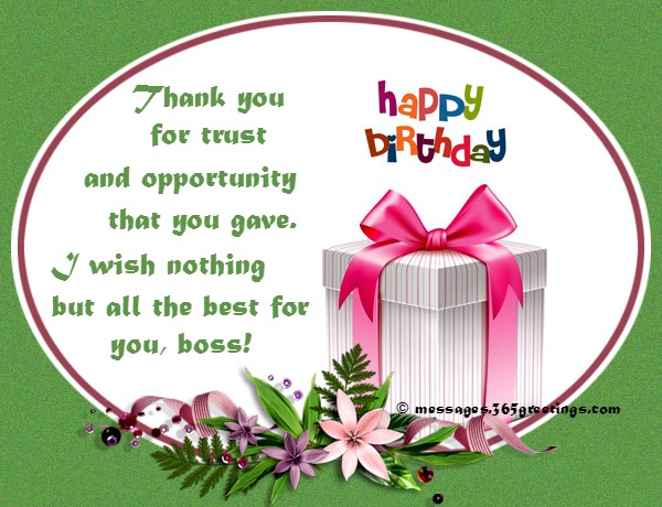 Birthday Wishes For Your Boss 365greetings Com