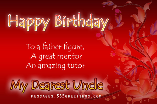 Happy Birthday Uncle 365greetings Com