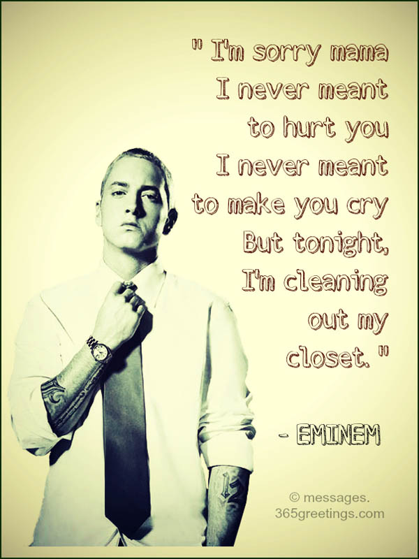 I m hurt перевод. Эминем текст. Эминем сорри мама. Эминем айм сори мама. Eminem Happy Birthday.