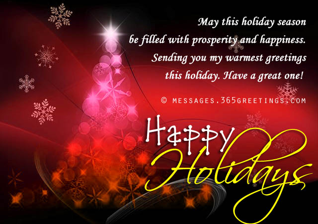 Happy Holiday Wishes, Greetings and Messages - 365greetings.com