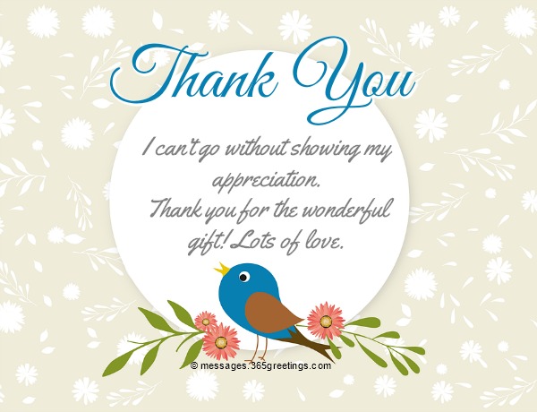 What To Say In A Thank You Card For A Gift