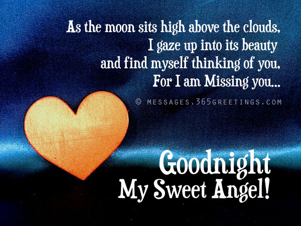 sweet the for words in night her Messages  Night Good Romantic And 365greetings.com  Quotes