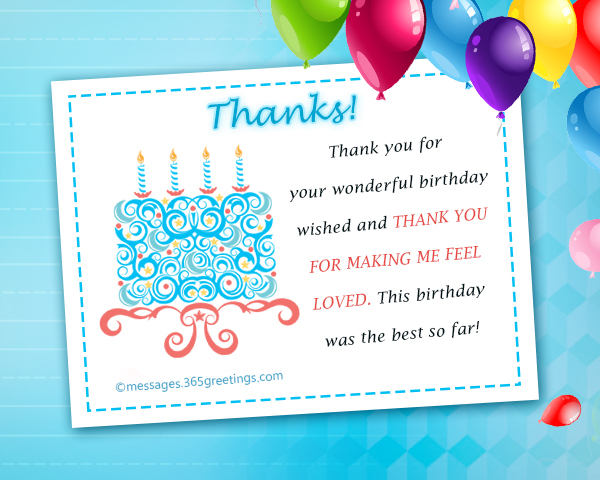 Thank You Message For Birthday Wishes On Facebook