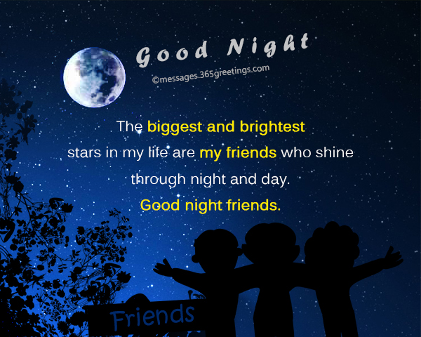 Good Night Messages For Friends 365greetings Com